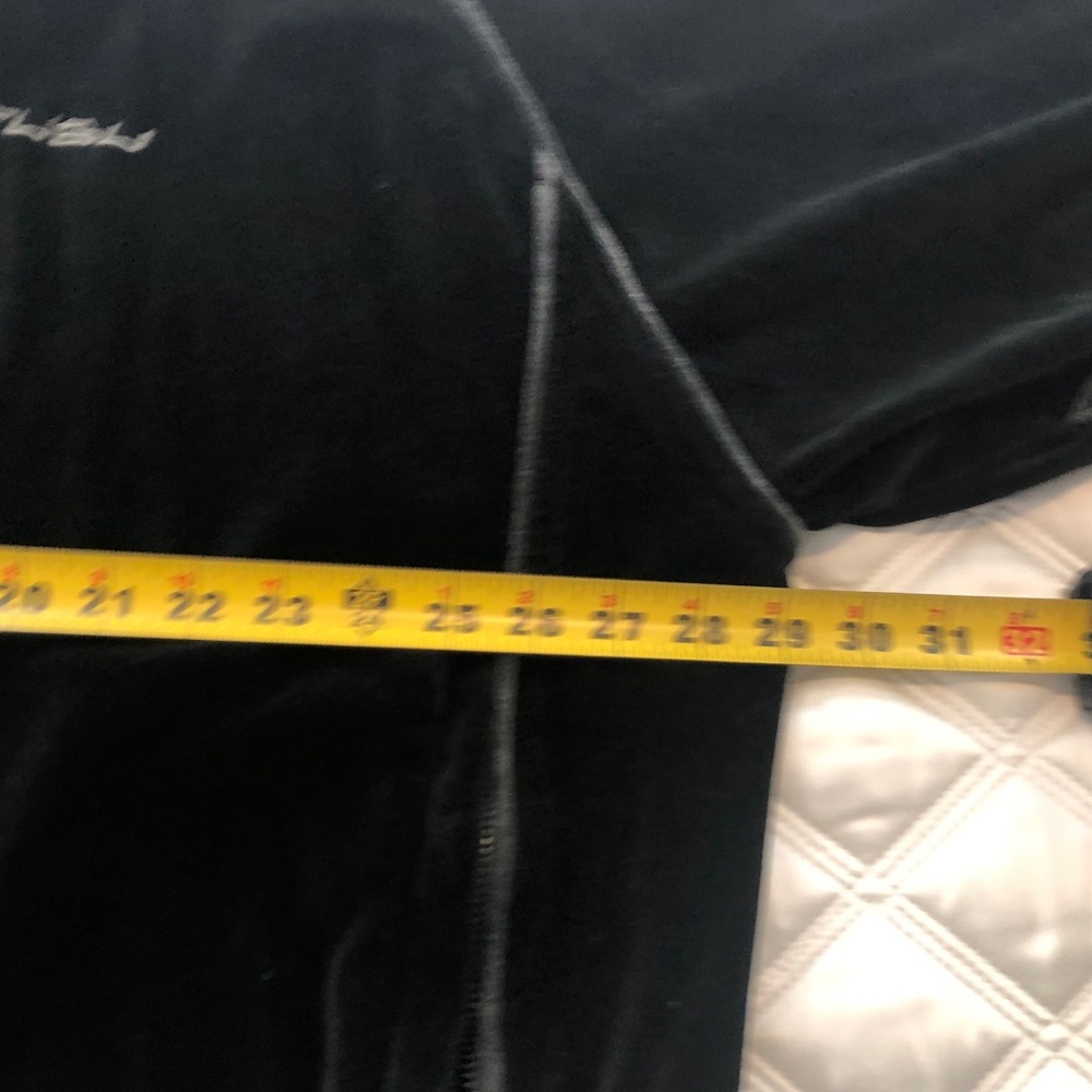 FUBU Vintage Y2K Black Velour Track Suit Men’s 3XL w Drawstring Please Read - Picture 6 of 12